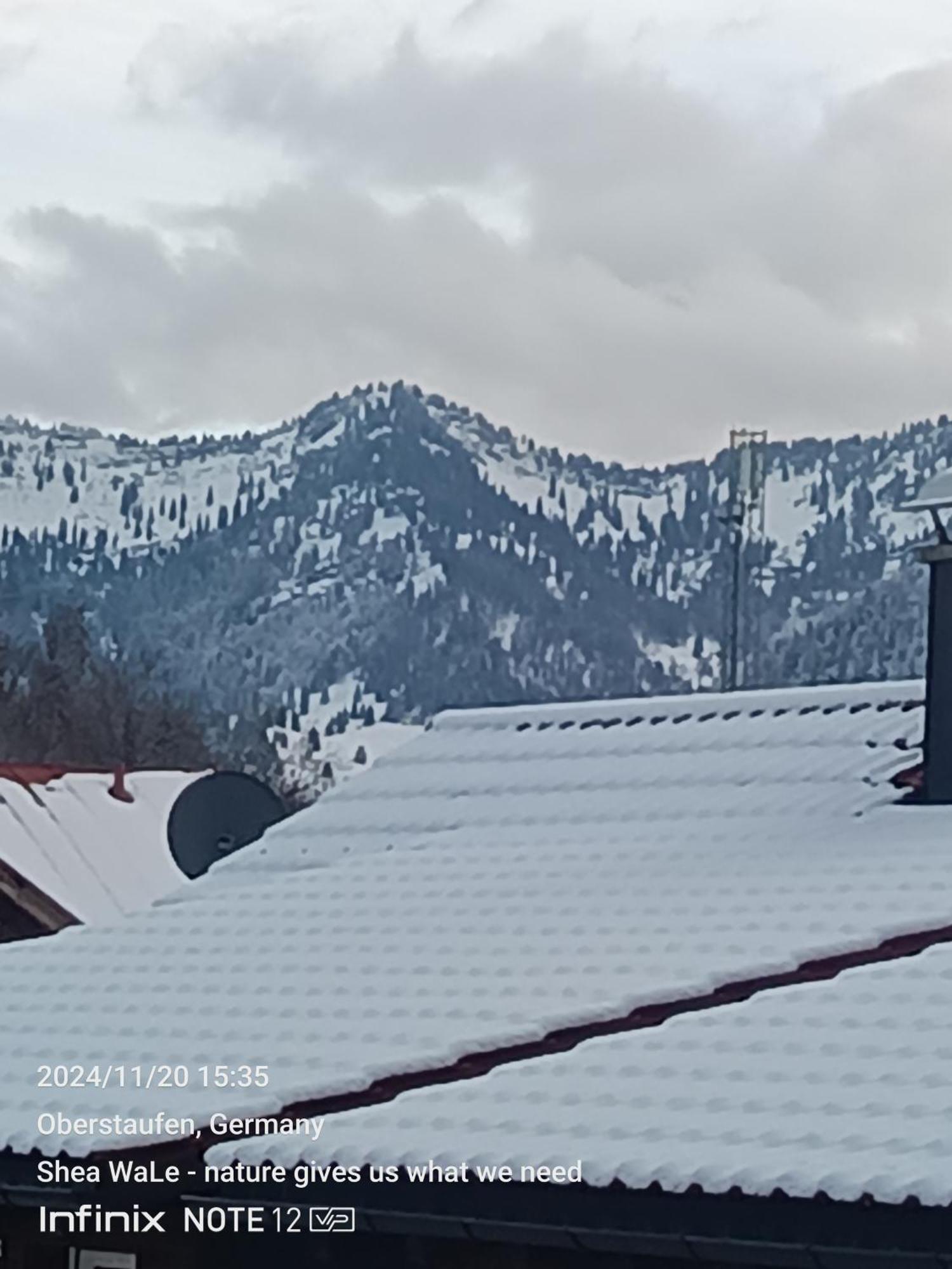 Allgaeu Vibes - Fusslaeufige Erreichbarkeit Vom Bahnhof, Echte Flatrate Fuer Internet Festnetz, Mit Aussicht, Wettergeschuetzter Balkon Apartment Oberstaufen